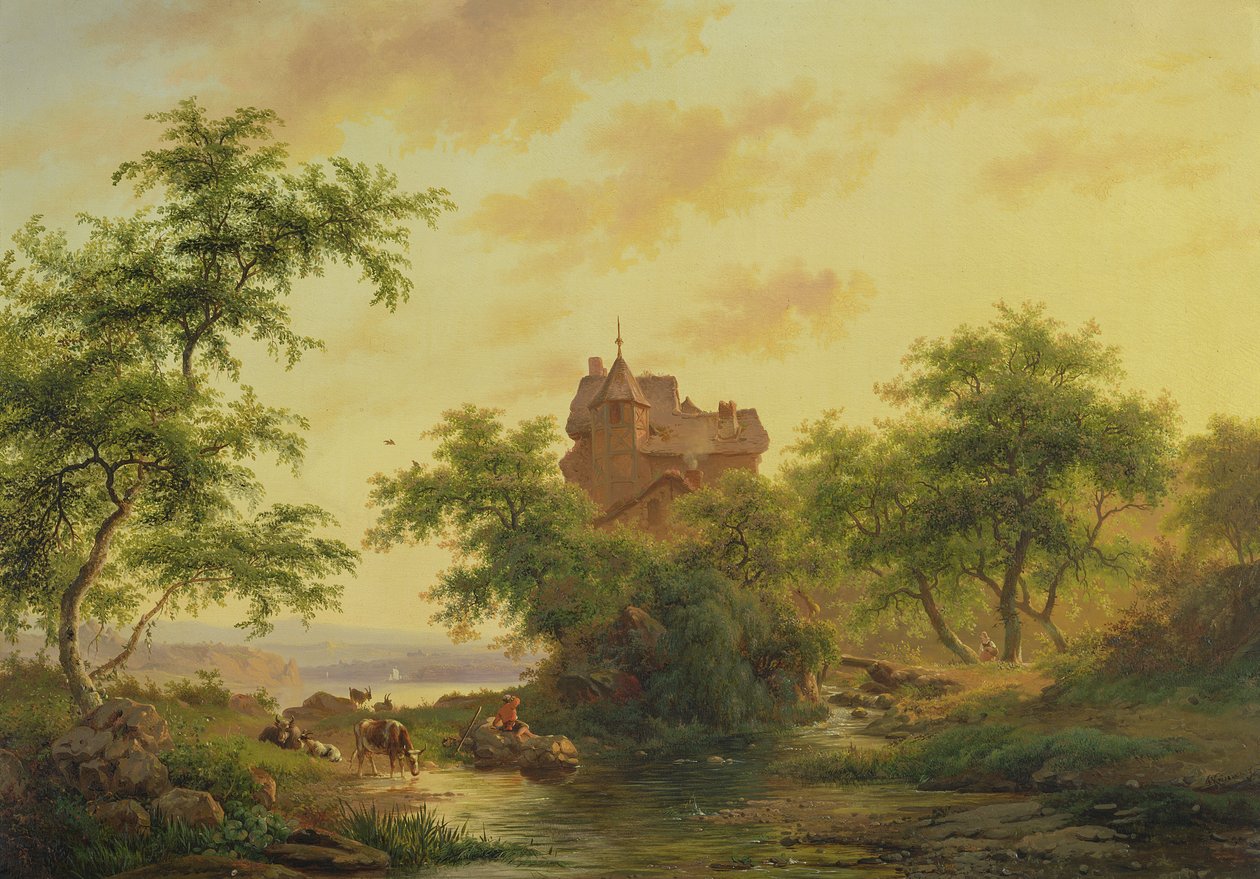 Tájkép alkotó: Jan Adam Janszoon Kruseman