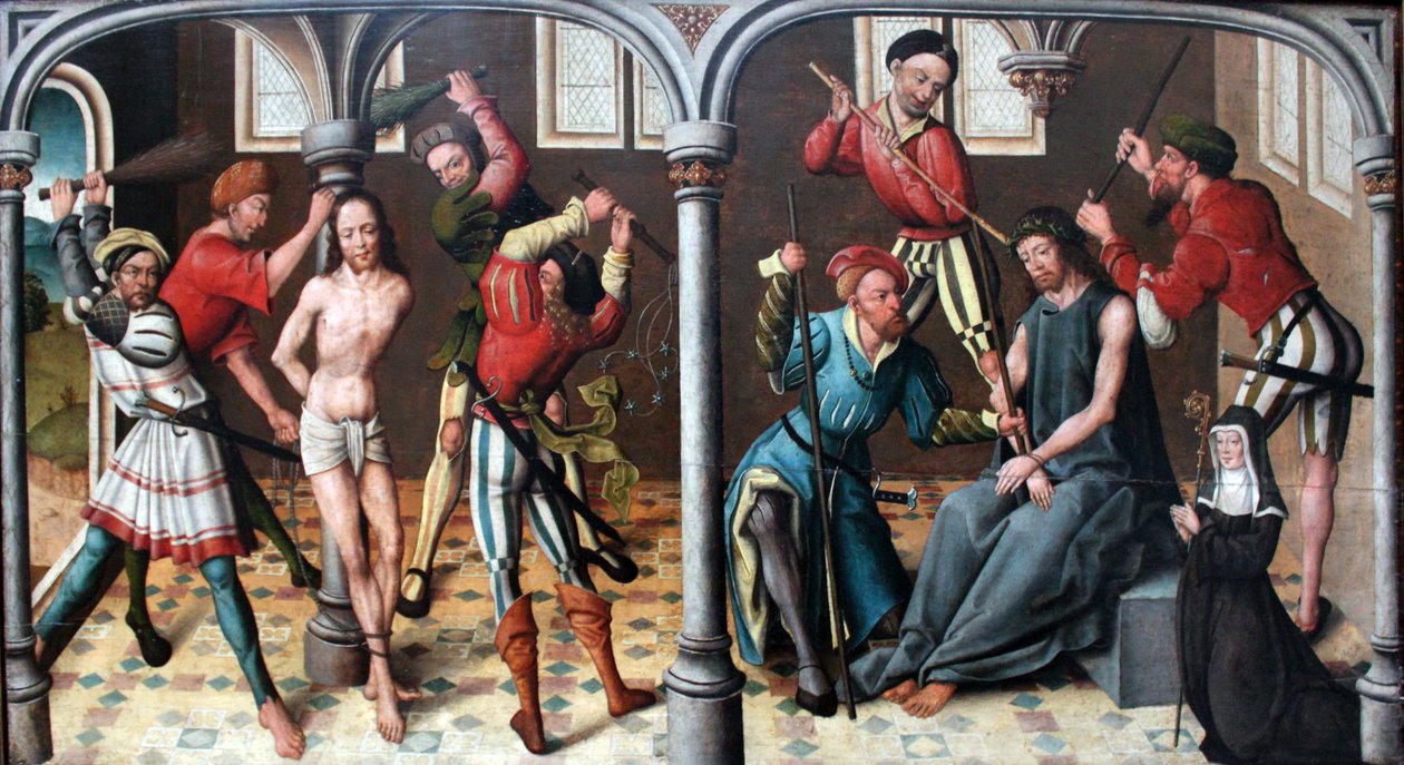 Flagellation és A koronázás tövisekkel alkotó: Jan Baegert