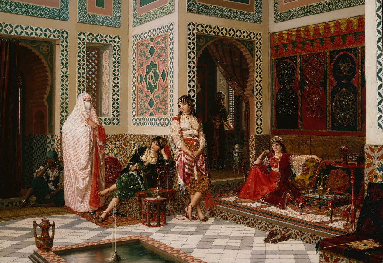 A háremben (olaj) alkotó: Jan Baptist Huysmans