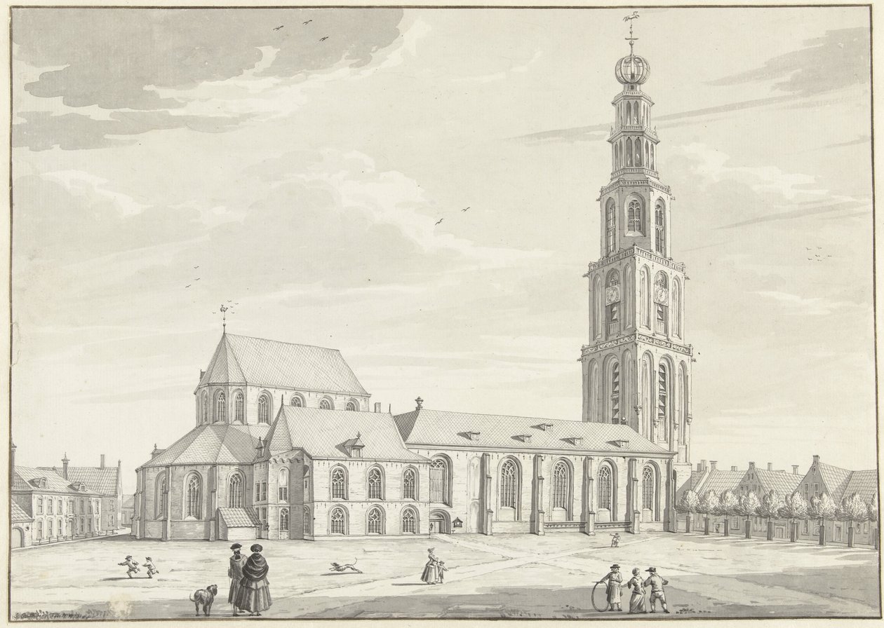 A Martini templom Groningenben alkotó: Jan Bulthuis
