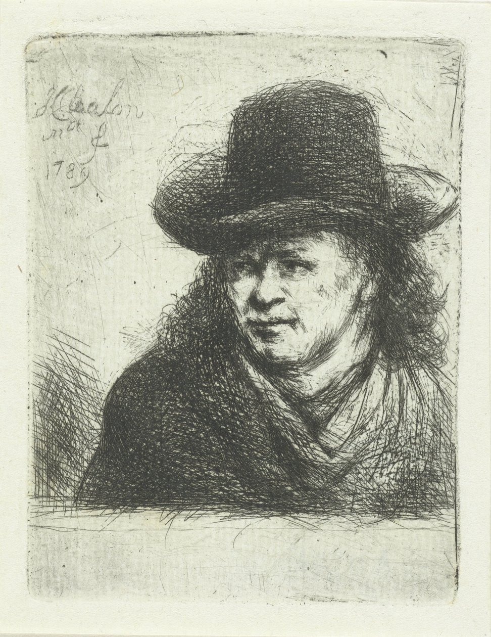 férfi kalapban alkotó: Jan Chalon