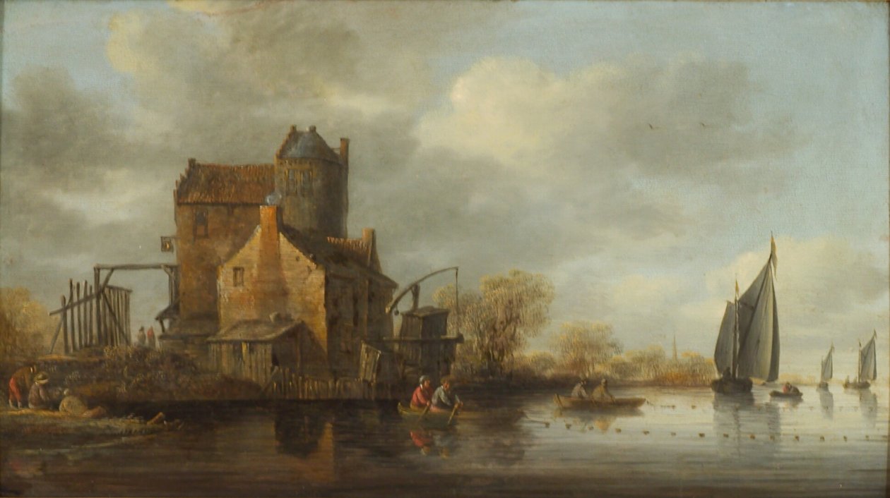 Dutch River View alkotó: Jan Coelenbier