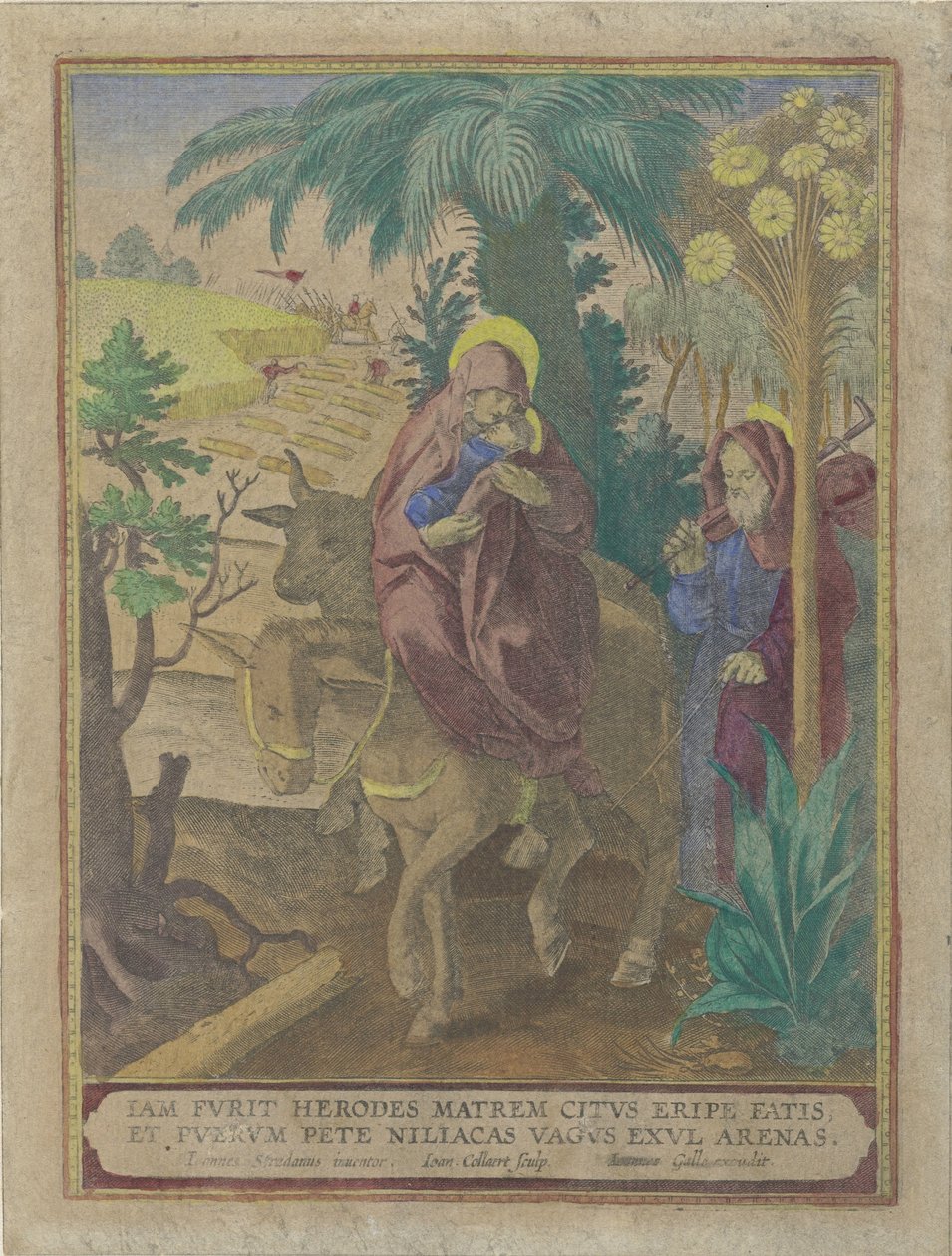 Repülés Egyiptomba alkotó: Jan Collaert (II)