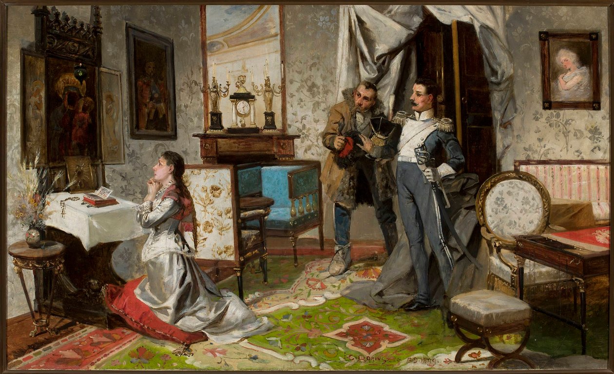 Uhlan hazatérése alkotó: Jan Czesław Moniuszko