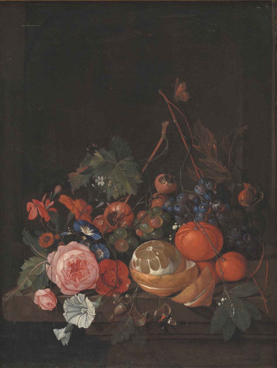 Virágok és Gyümölcsök alkotó: Jan Davidsz de Heem