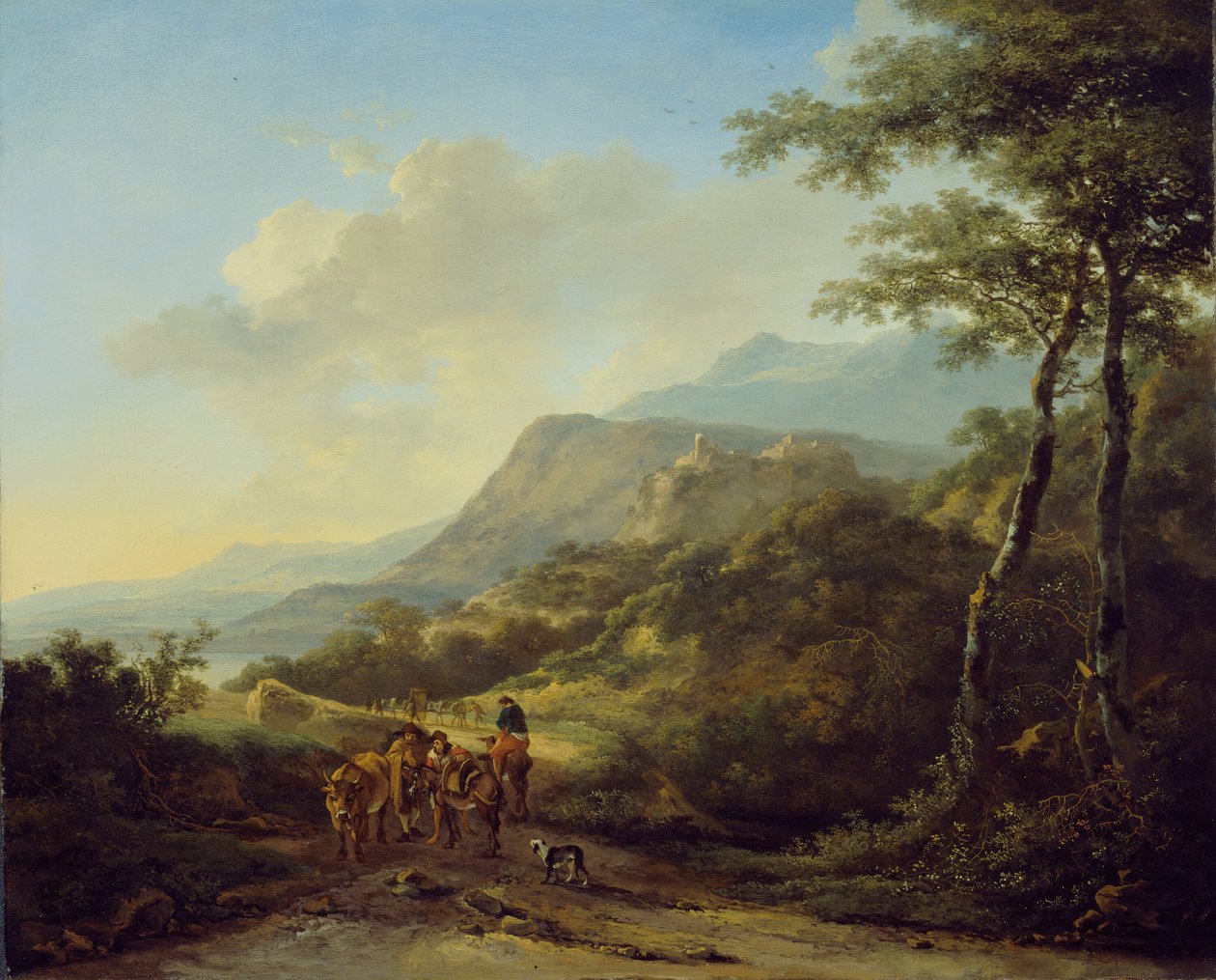 Olasz táj utazókkal, 164550. alkotó: Jan Dirksz Both