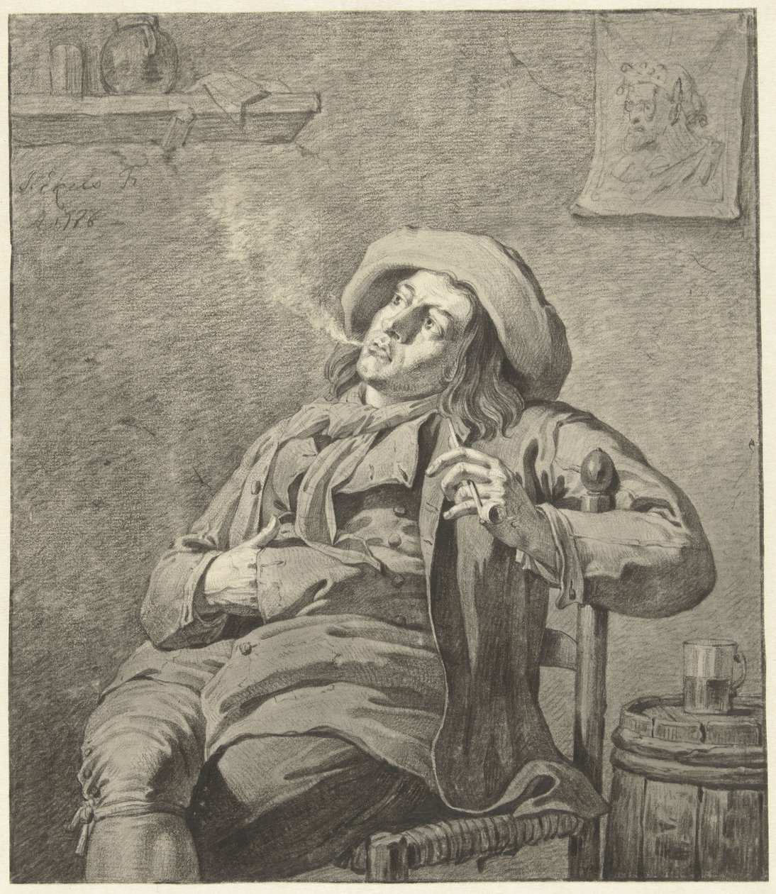 dohányzó ember alkotó: Jan Ekels (II)