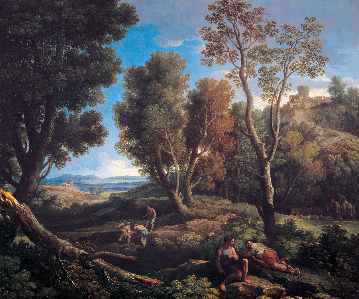 Táj (olaj, vászon) alkotó: Jan Frans van Bloemen