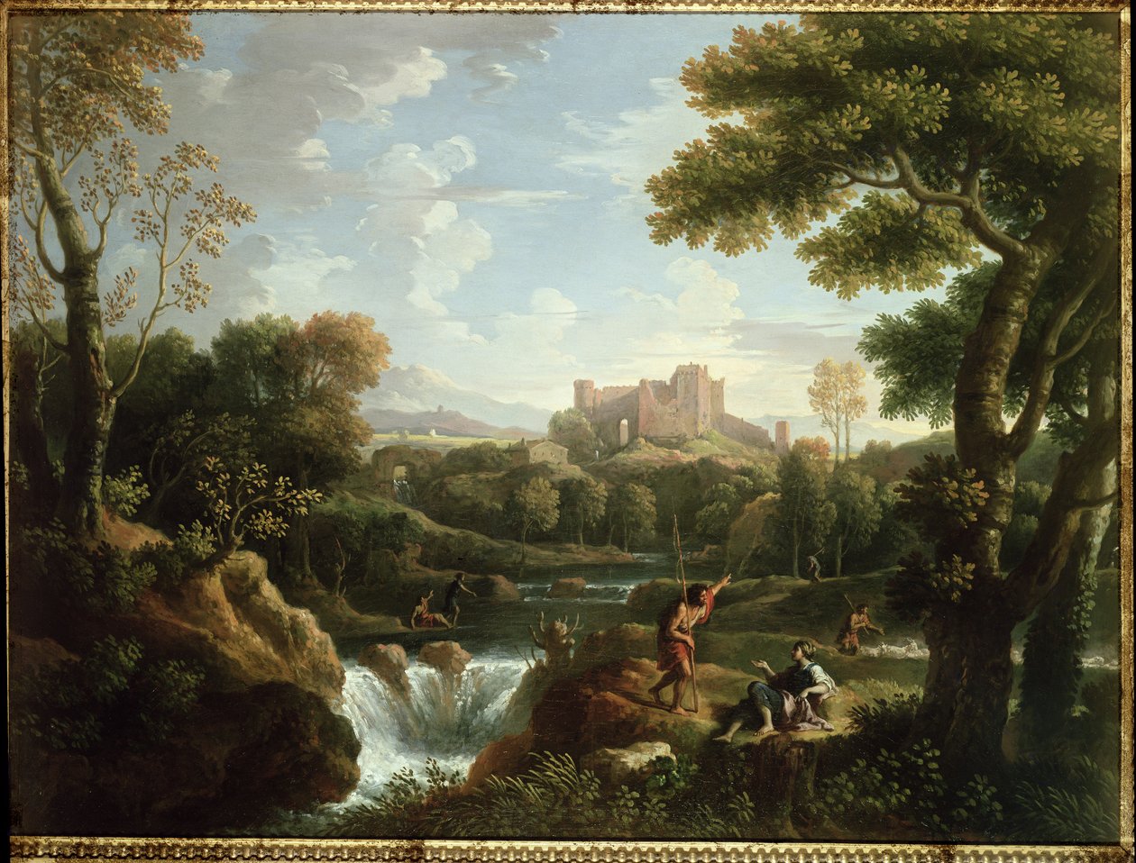 Árkádiai táj pásztorokkal alkotó: Jan Frans van Bloemen