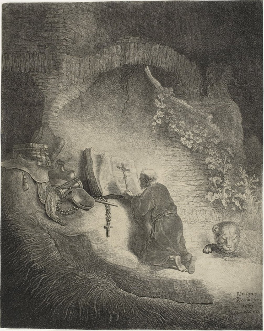 Szent Jeromos alkotó: Jan Georg van Vliet