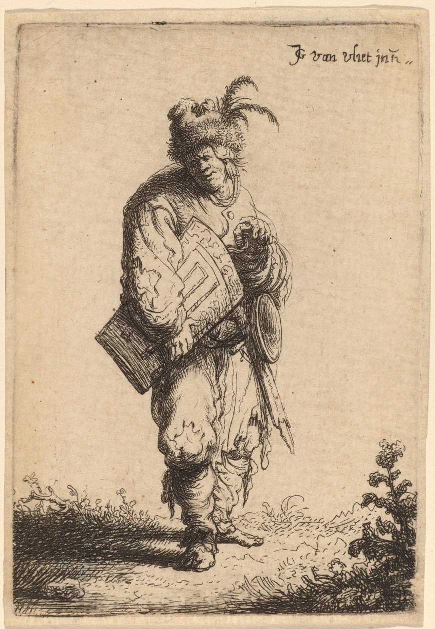 The Hurdy-Gurdy Player, 1632. alkotó: Jan Georg van Vliet