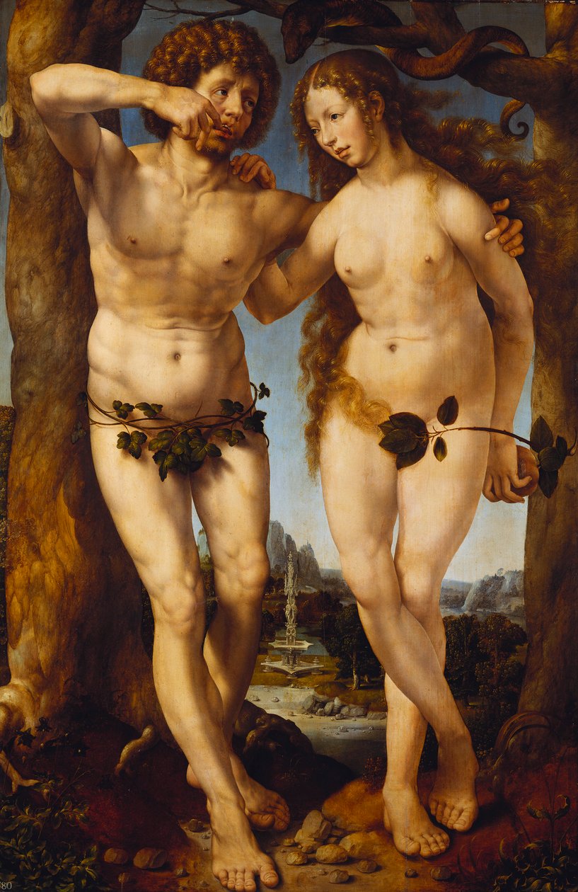Ádám és Éva alkotó: Jan Gossaert