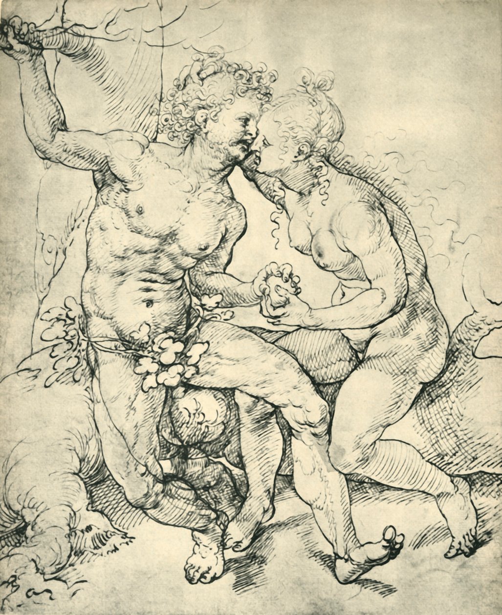 Ádám és Éva, 1520-1525, 1943. alkotó: Jan Gossaert