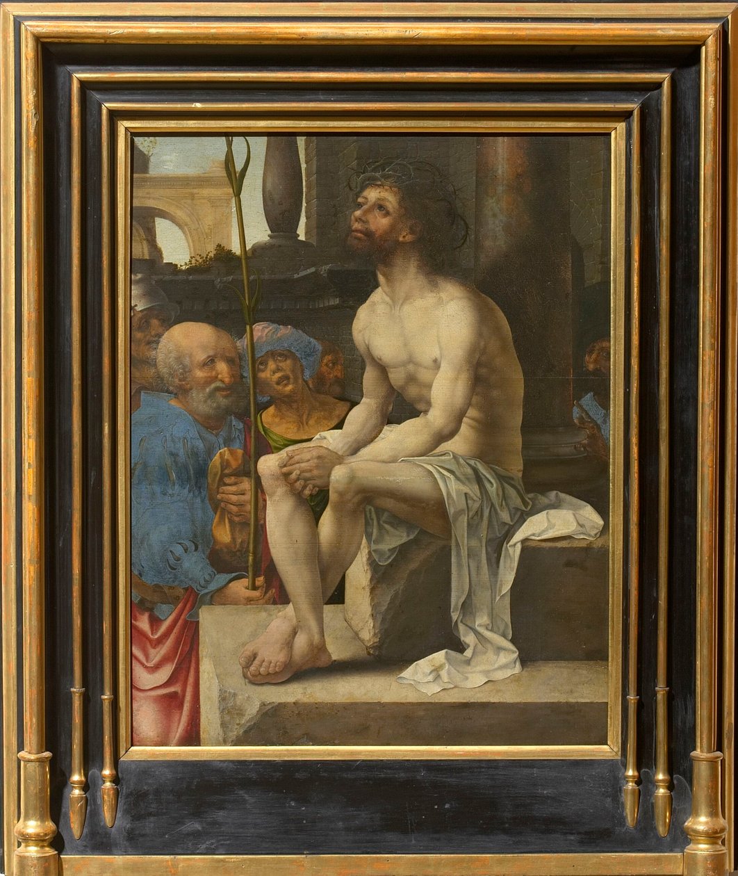 Krisztus kigúnyolása, 1527. alkotó: Jan Gossaert