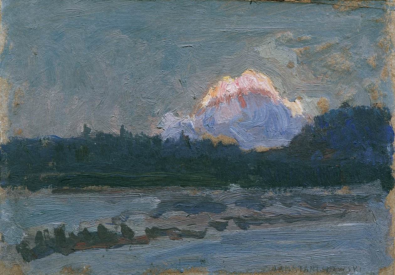 Abendrot Tatra alkotó: Jan Grzegorz Stanisławski