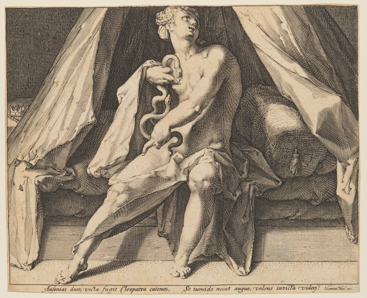 Kleopátra alkotó: Jan Harmensz. Muller