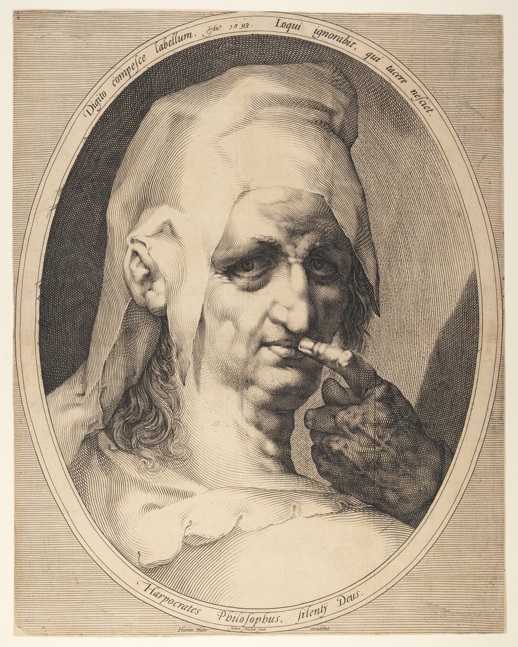 Harpocrats alkotó: Jan Harmensz. Muller