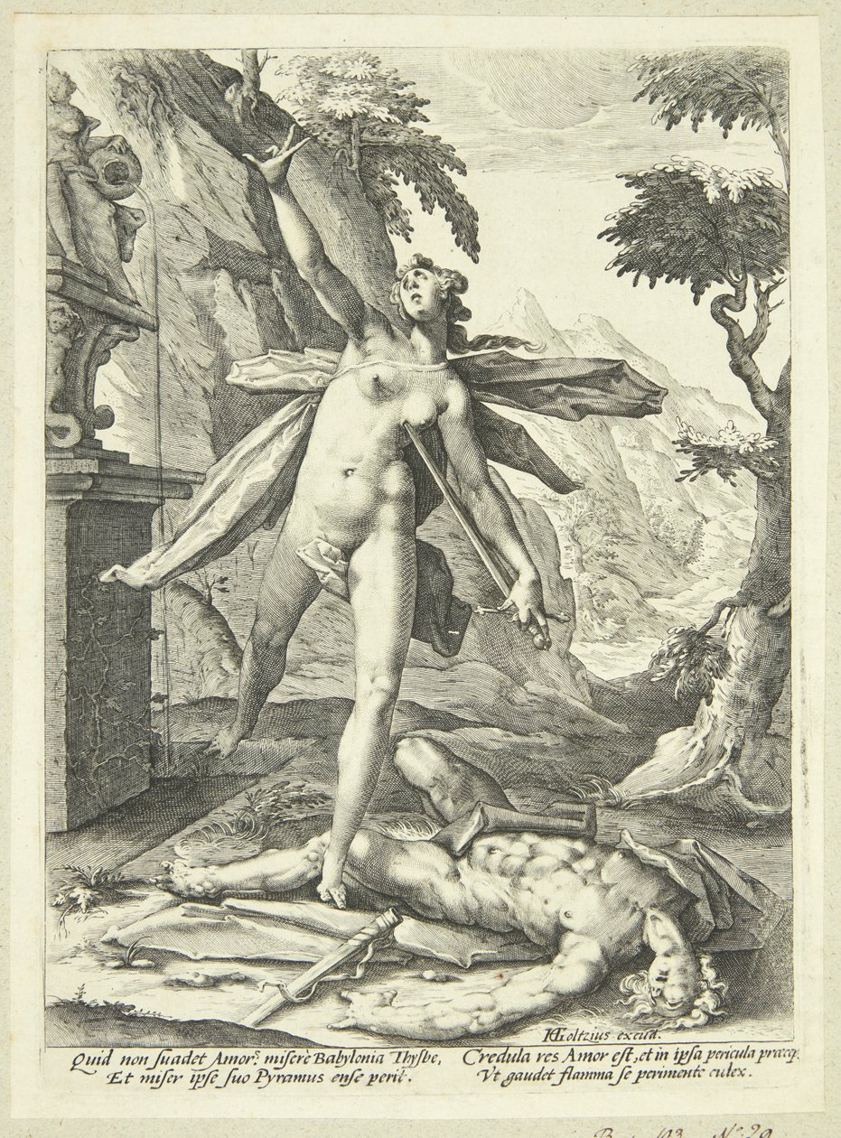 Pyramus és Thisbe alkotó: Jan Harmensz. Muller