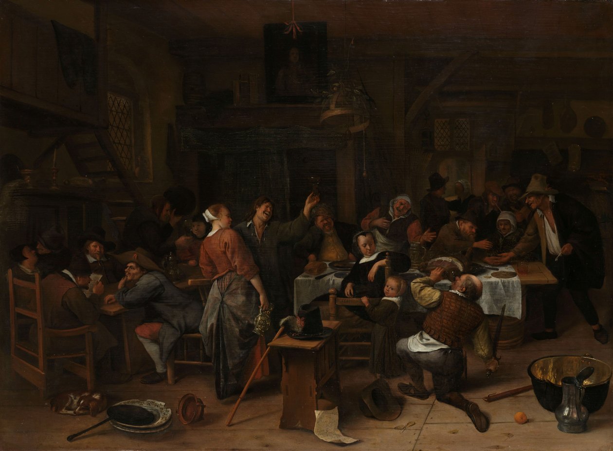Herceg napja alkotó: Jan Havicksz. Steen