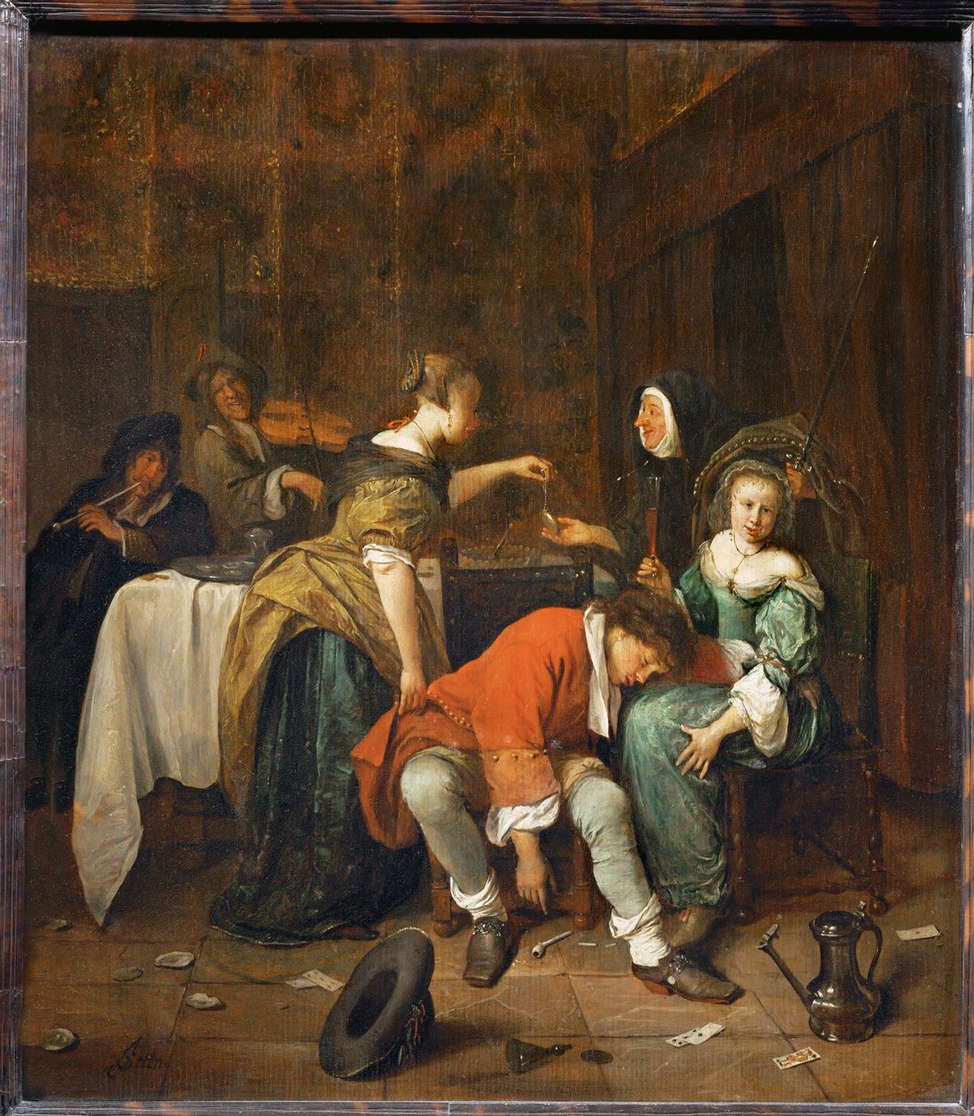 Gonosz társaság ... alkotó: Jan Havicksz. Steen