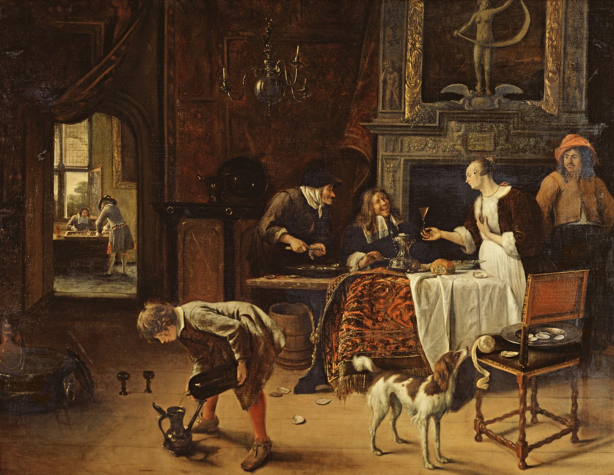 Easy Come, Easy Go, 1661 alkotó: Jan Havickszoon Steen