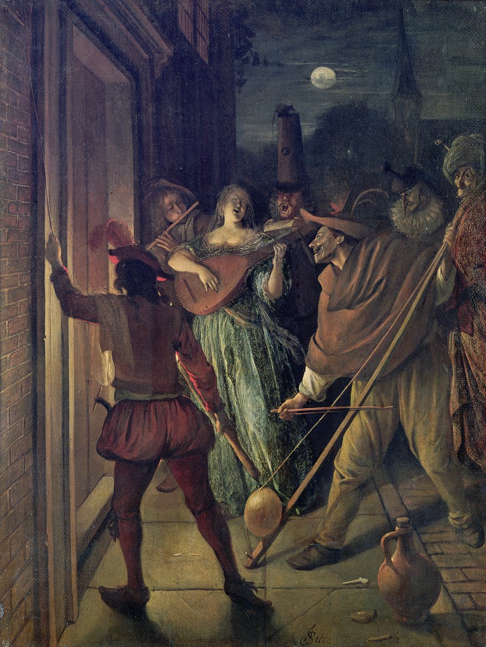 Szerenádozás alkotó: Jan Havickszoon Steen