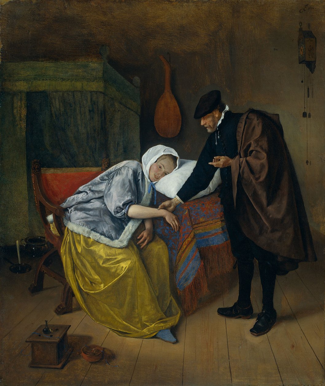 Beteg Nő alkotó: Jan Havickszoon Steen