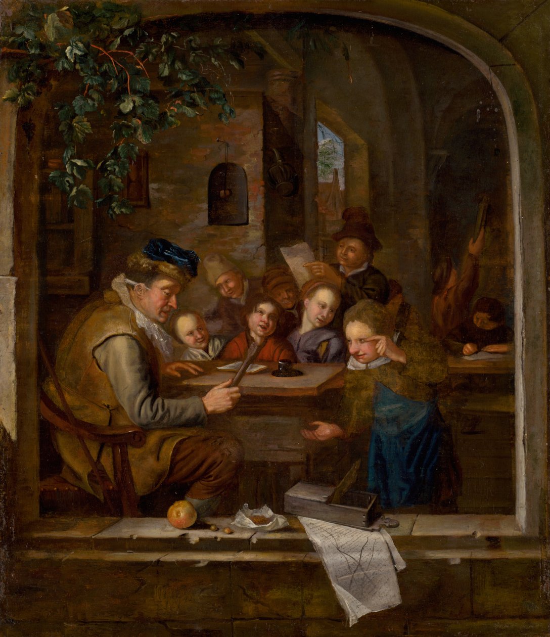 Az Iskola, c. 1650. alkotó: Jan Havickszoon Steen