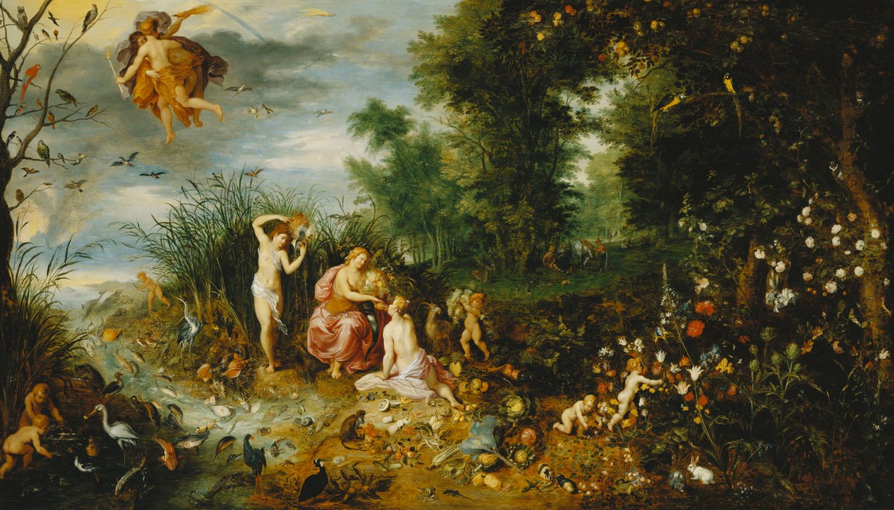 A négy elem, alkotó: Jan II Brueghel