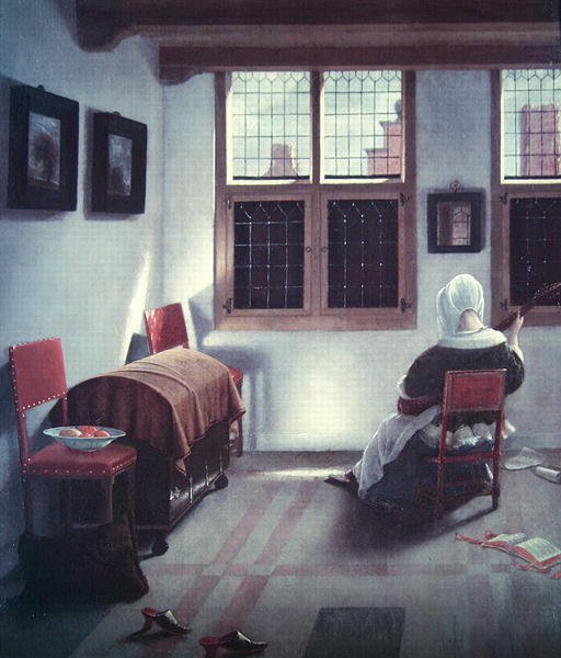 Belső tér (olaj, panel) alkotó: Jan Janssens