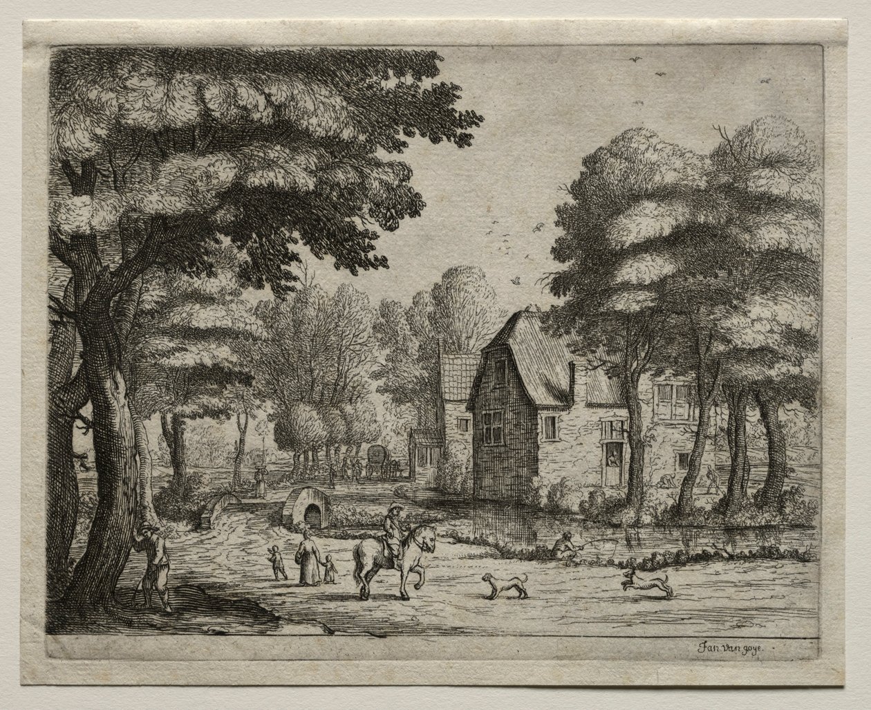 A Kőhíd. alkotó: Jan Josephsz van Goyen