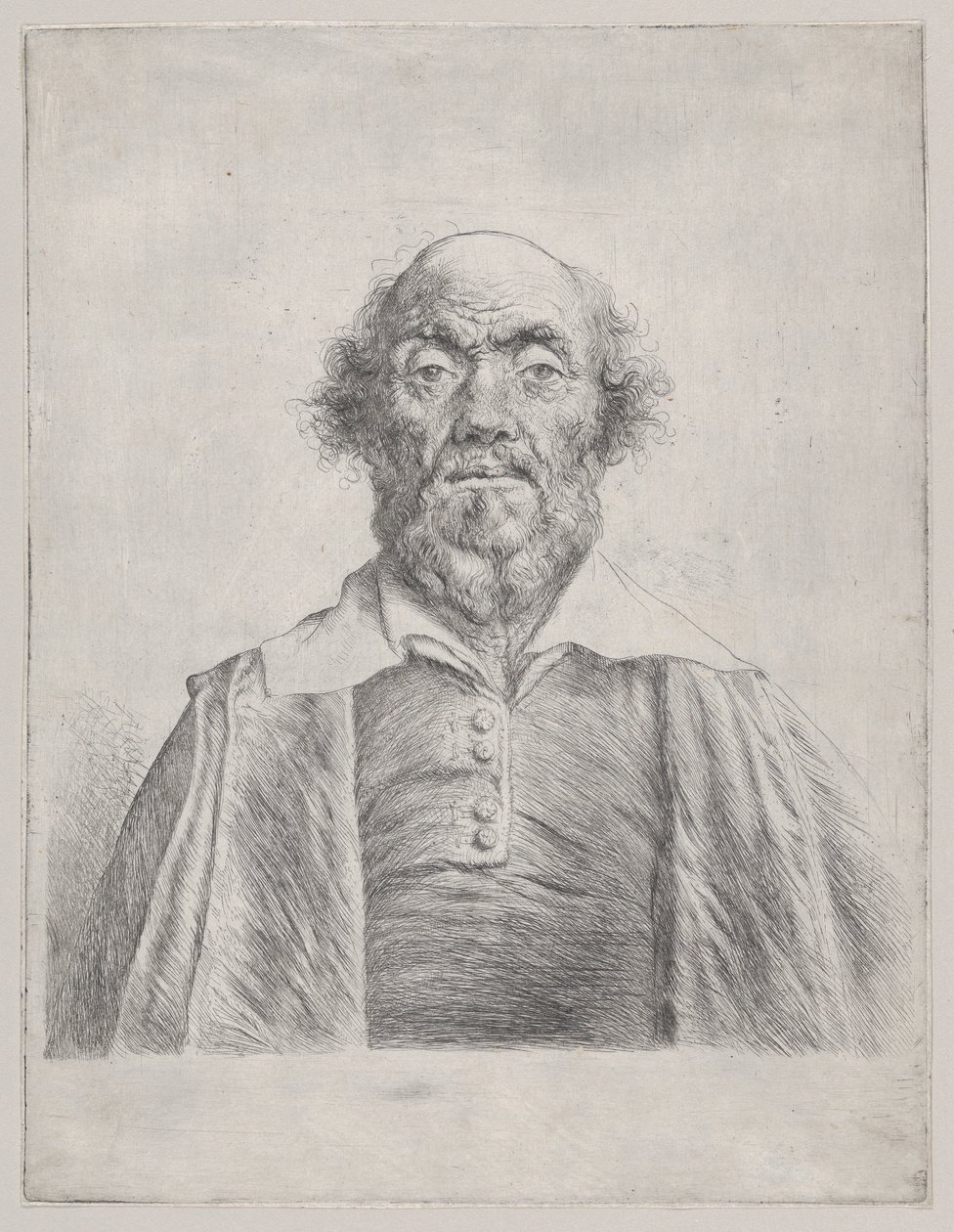 Egy idős férfi mellszobra, 1620-74. alkotó: Jan Lievens