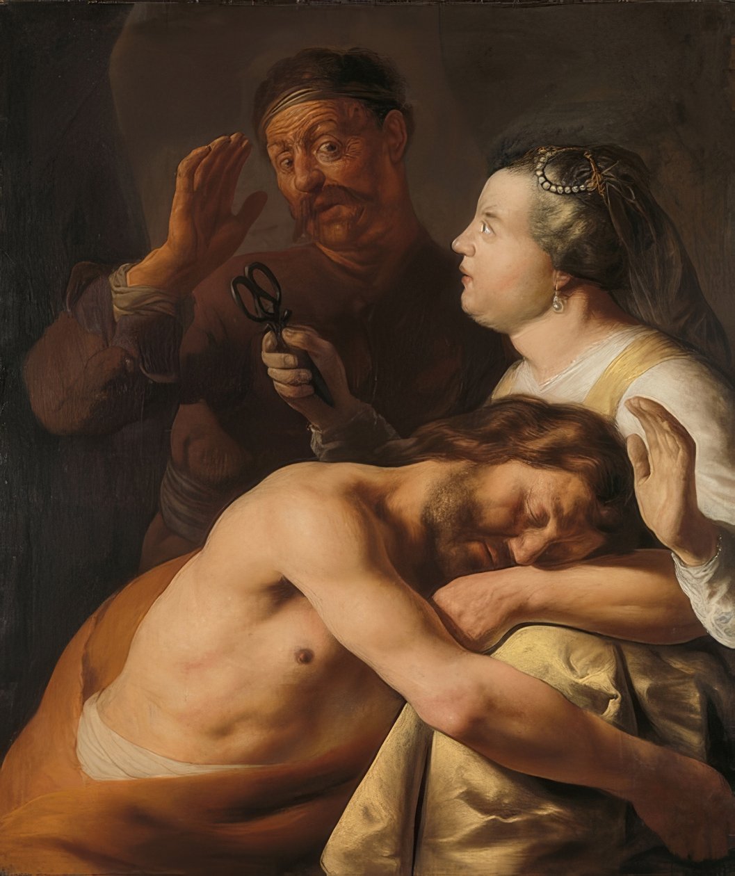 Sámson és Delila. 1630-35 alkotó: Jan Lievens