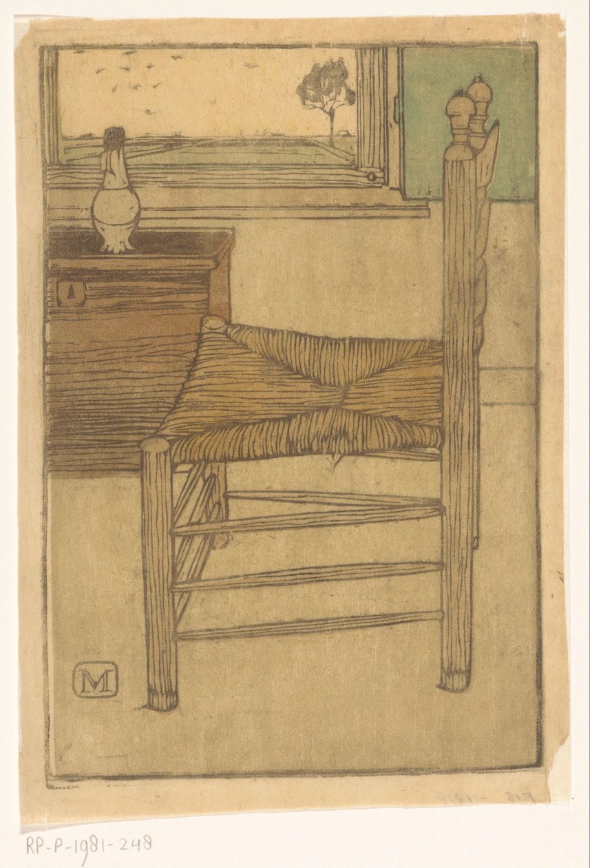 Szék rush üléssel alkotó: Jan Mankes