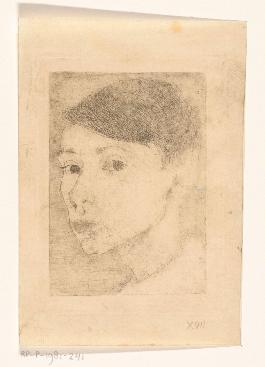 Önarckép alkotó: Jan Mankes