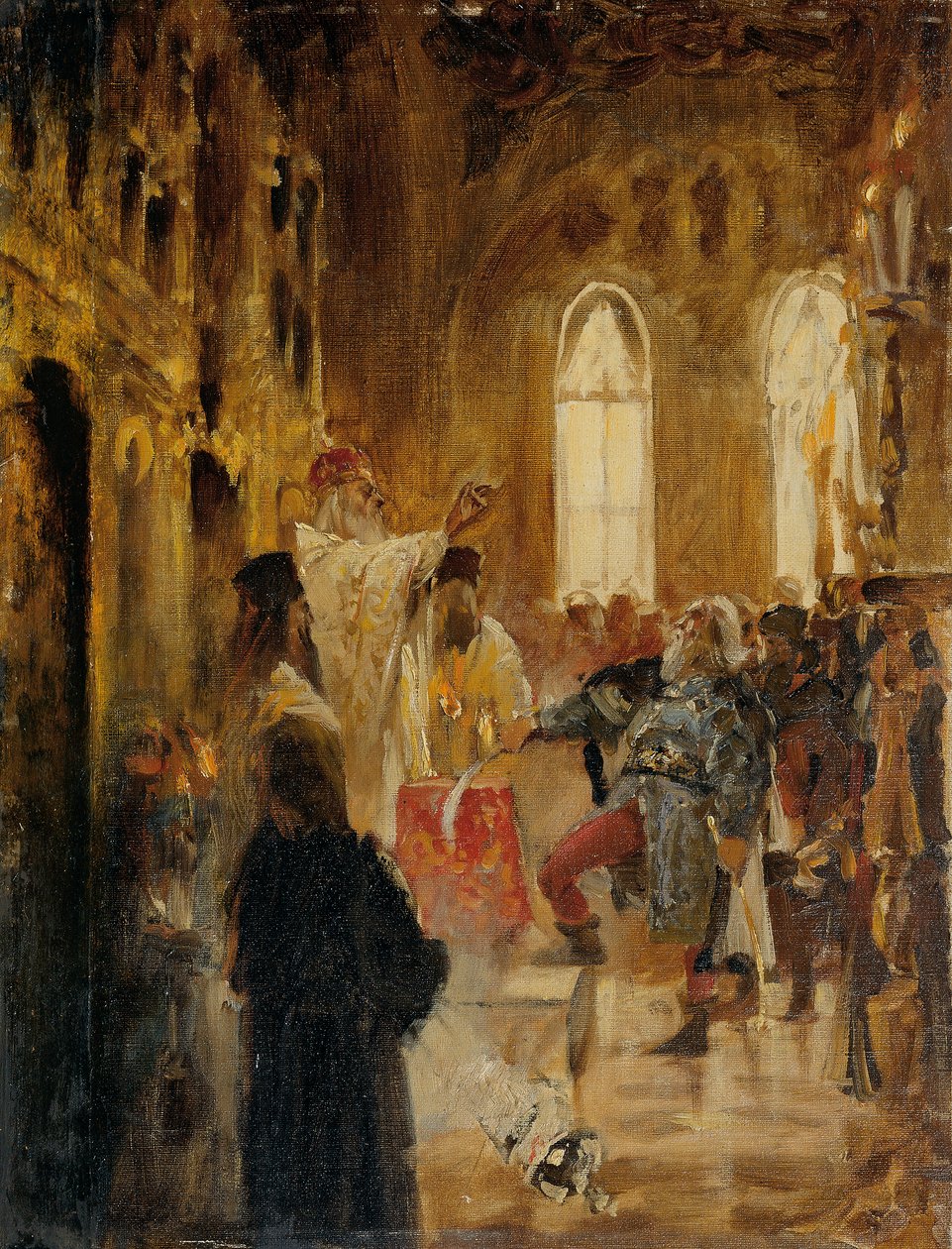 koronázási jelenet alkotó: Jan Matejko