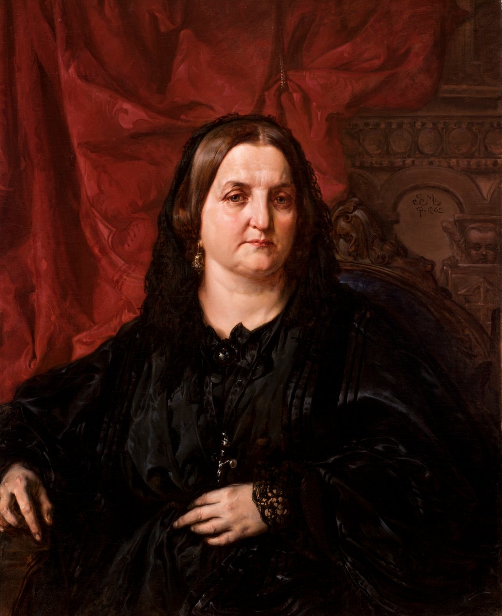 Paulina Giebułtowska portréja alkotó: Jan Matejko