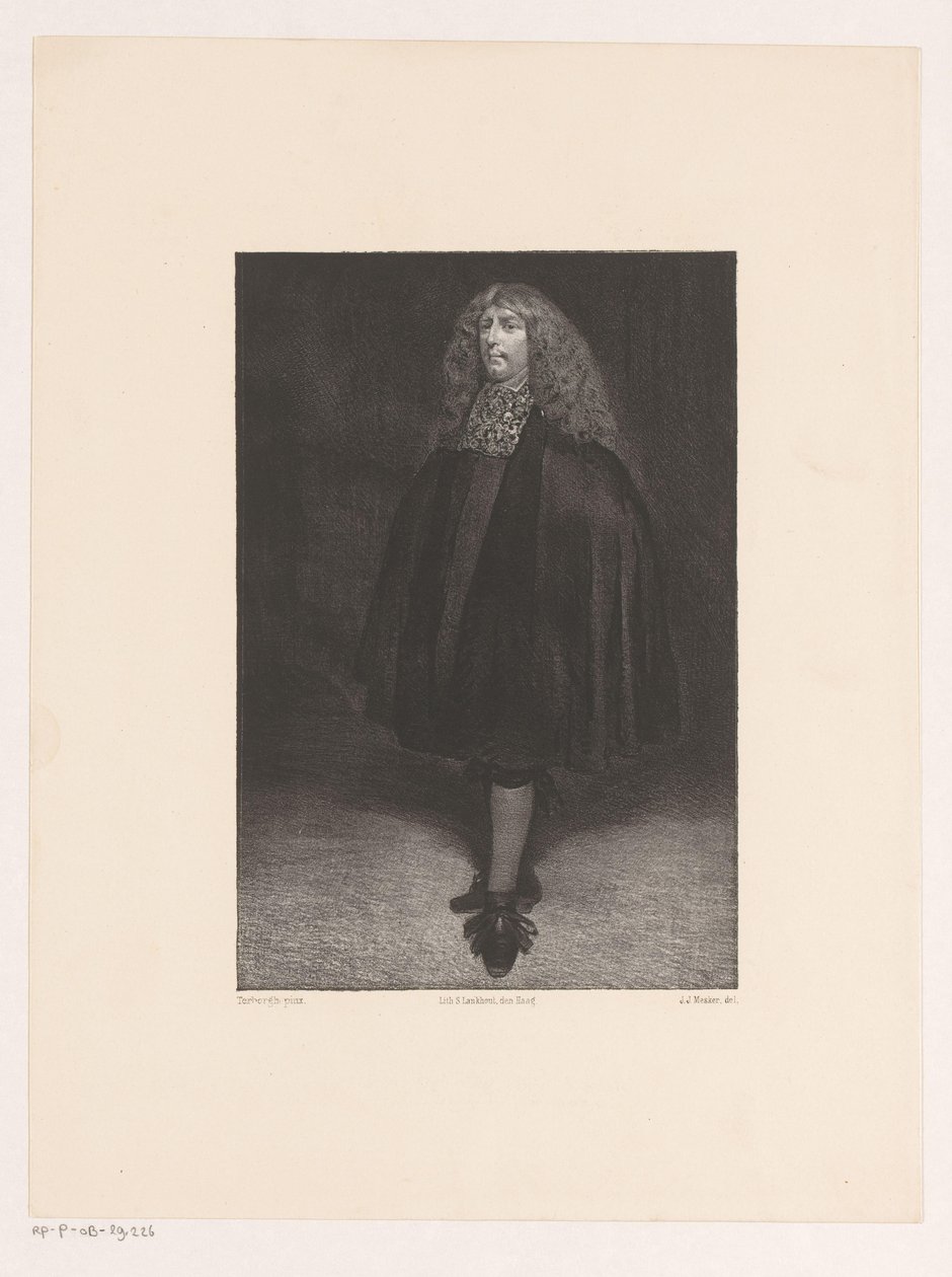 Gerard ter Borch önarcképe alkotó: Jan Mesker