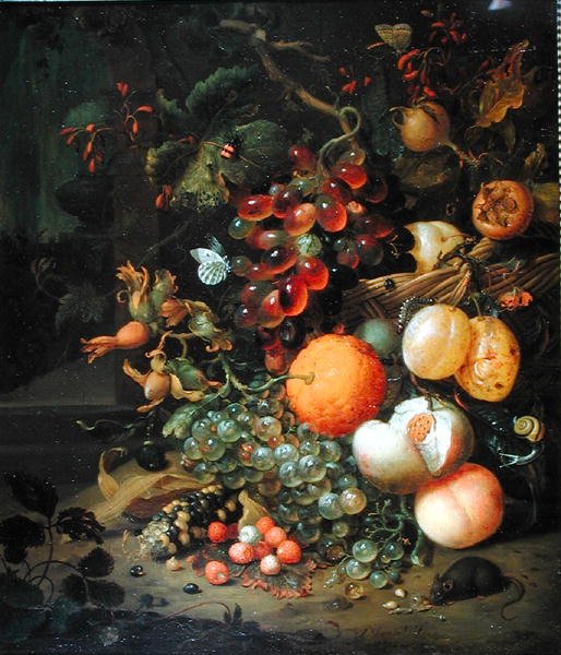 Csendélet gyümölccsel, 1704 alkotó: Jan Mortel