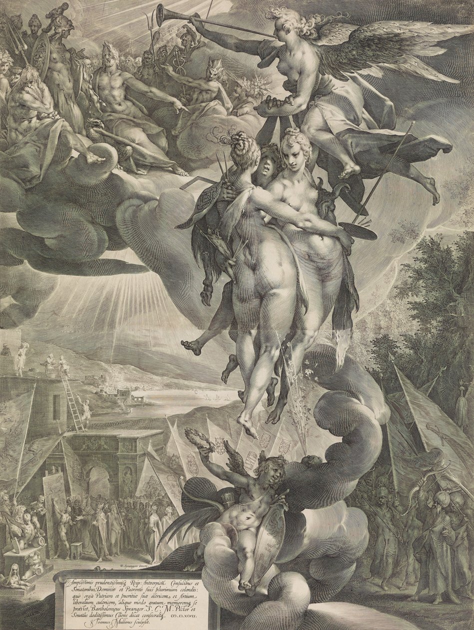 A művészetek apoteózisa, kb. 1619. alkotó: Jan Muller