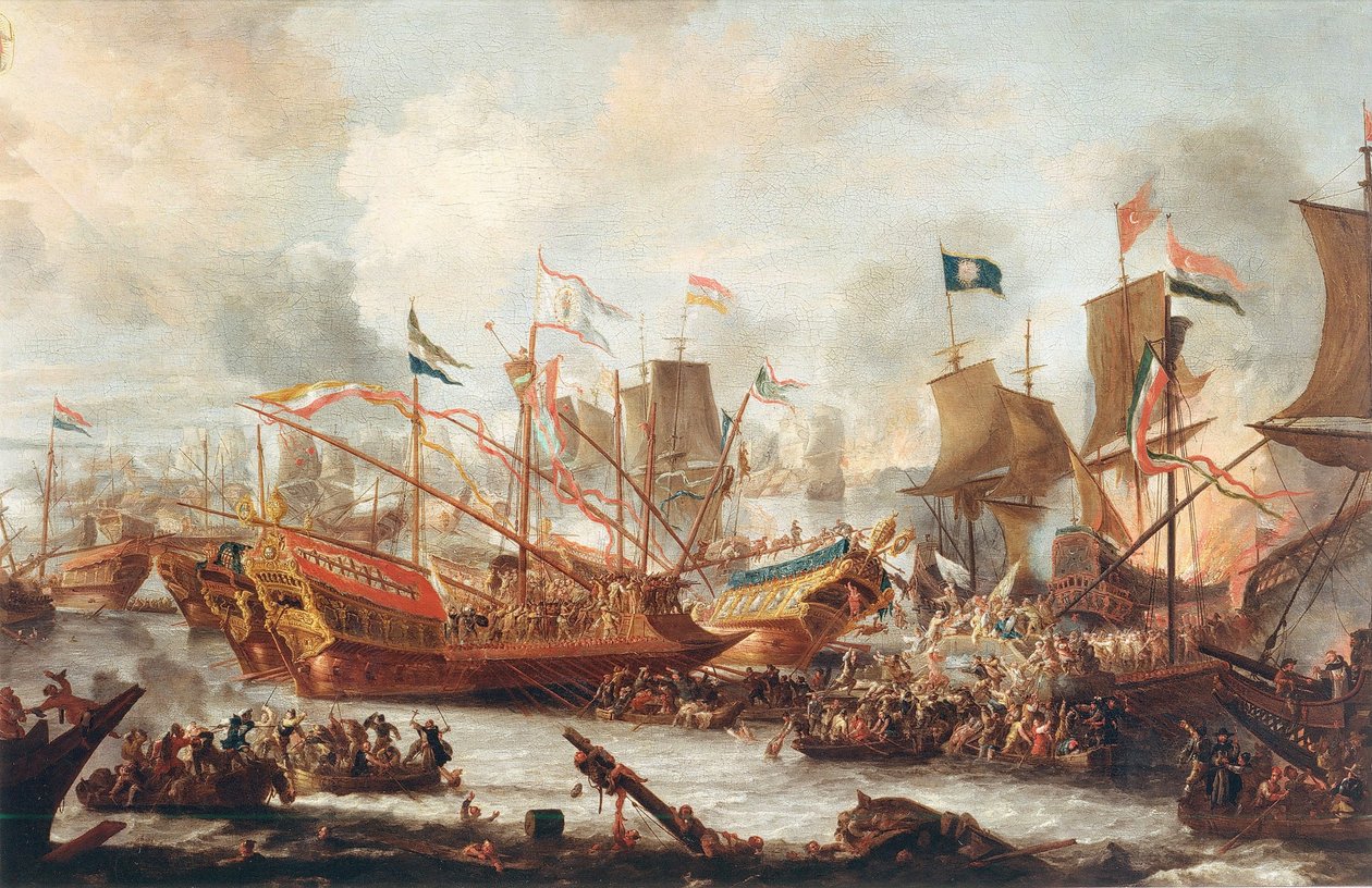 A lepantói csata, 1671. alkotó: Jan Peeters the Elder