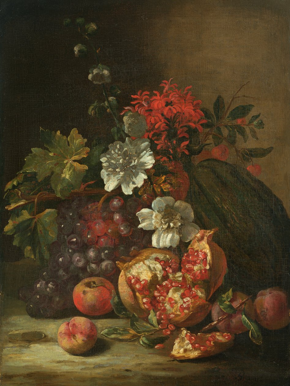 Gyümölcs és Virág alkotó: Jan Peter van the Younger Bredael