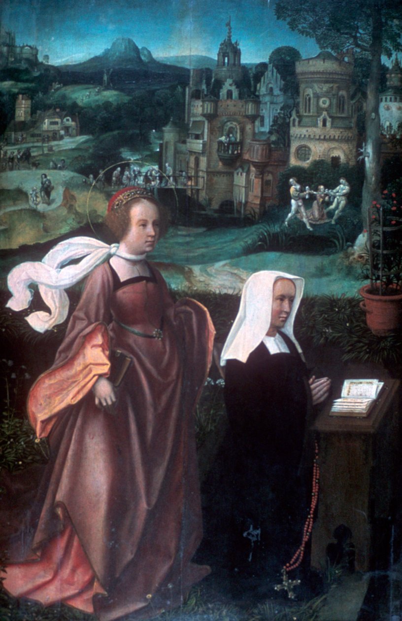 Saint Godelieve, 1485-1529 alkotó: Jan Provoost