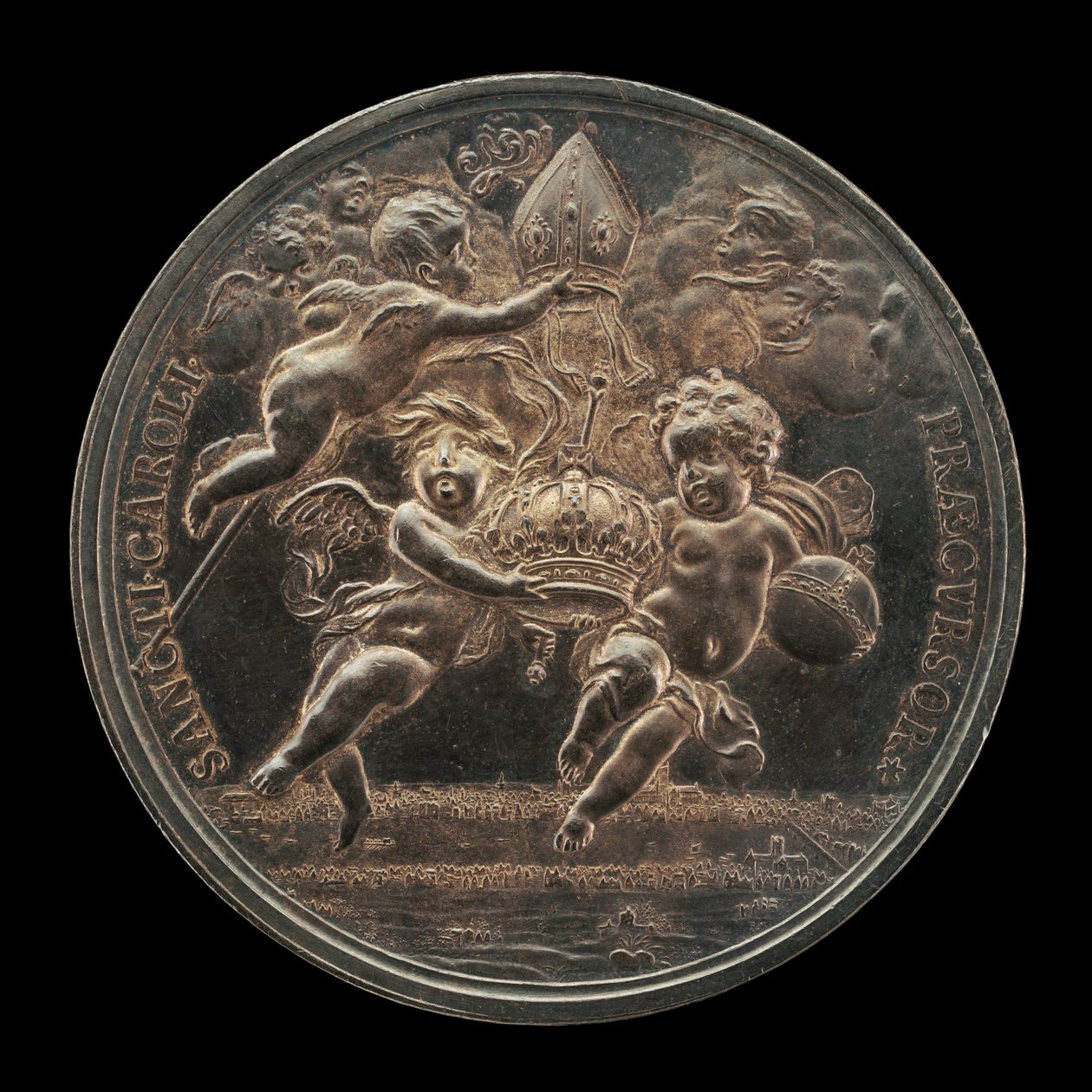 Allegorikus jelenet [fordítva], c. 1661. alkotó: Jan Roettiers