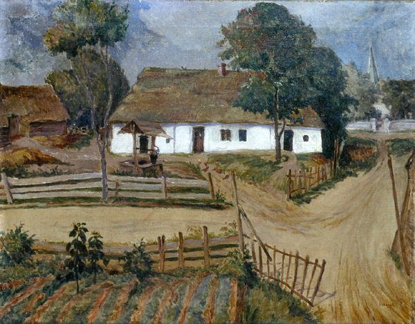 Tanya, 1925 körül (olaj, vászon) alkotó: Jan Rubczak