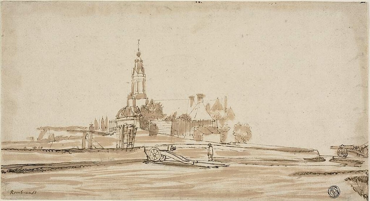 Haarlem Gate Amszterdamban alkotó: Jan Ruischer