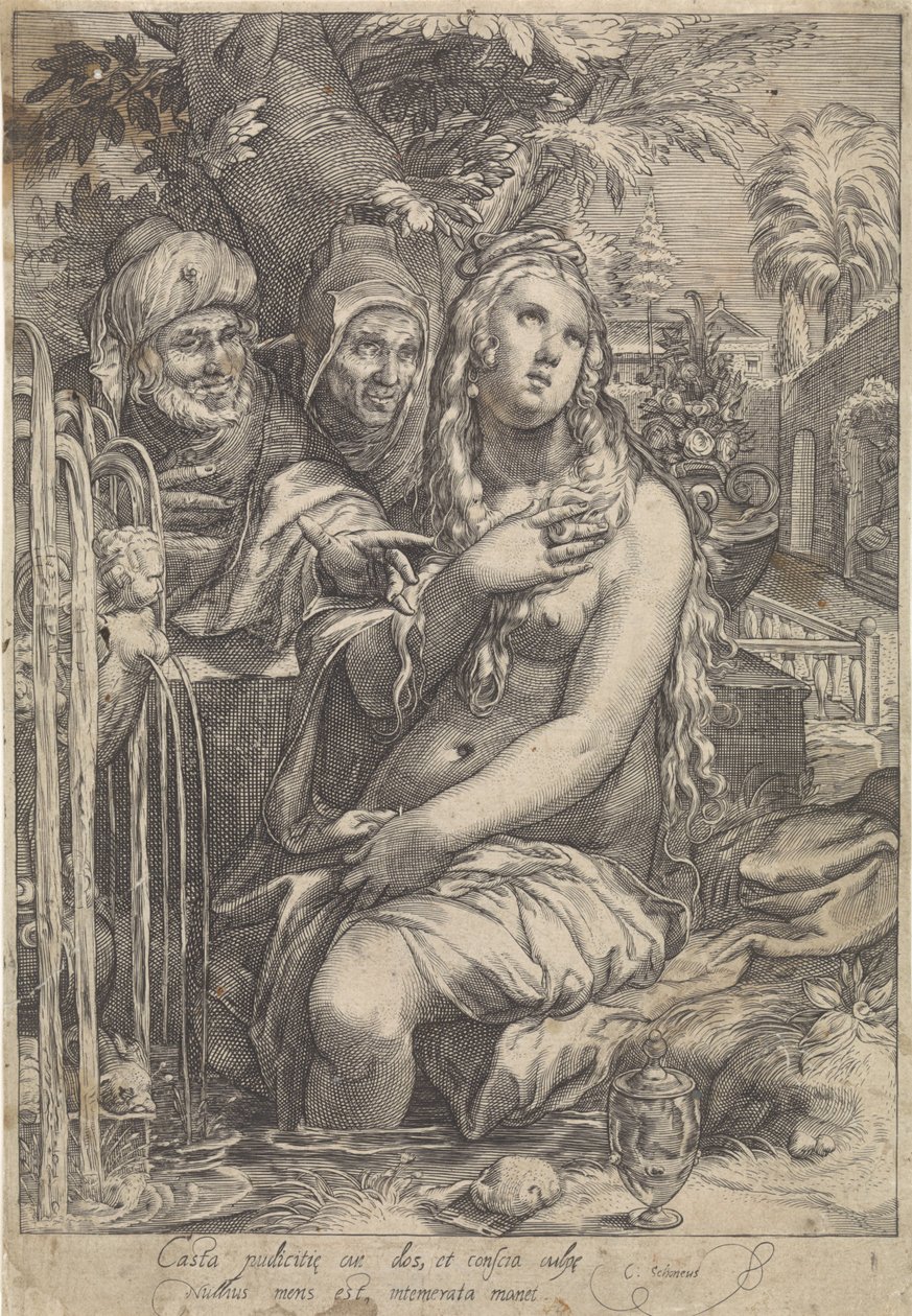Susanna és a vének alkotó: Jan Saenredam