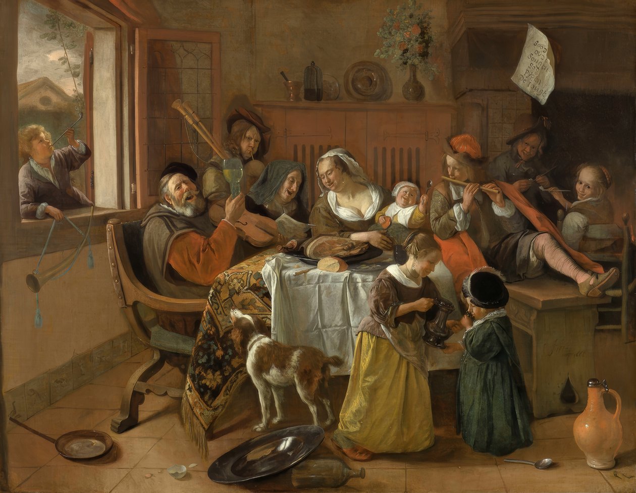 A boldog család alkotó: Jan Havickszoon Steen