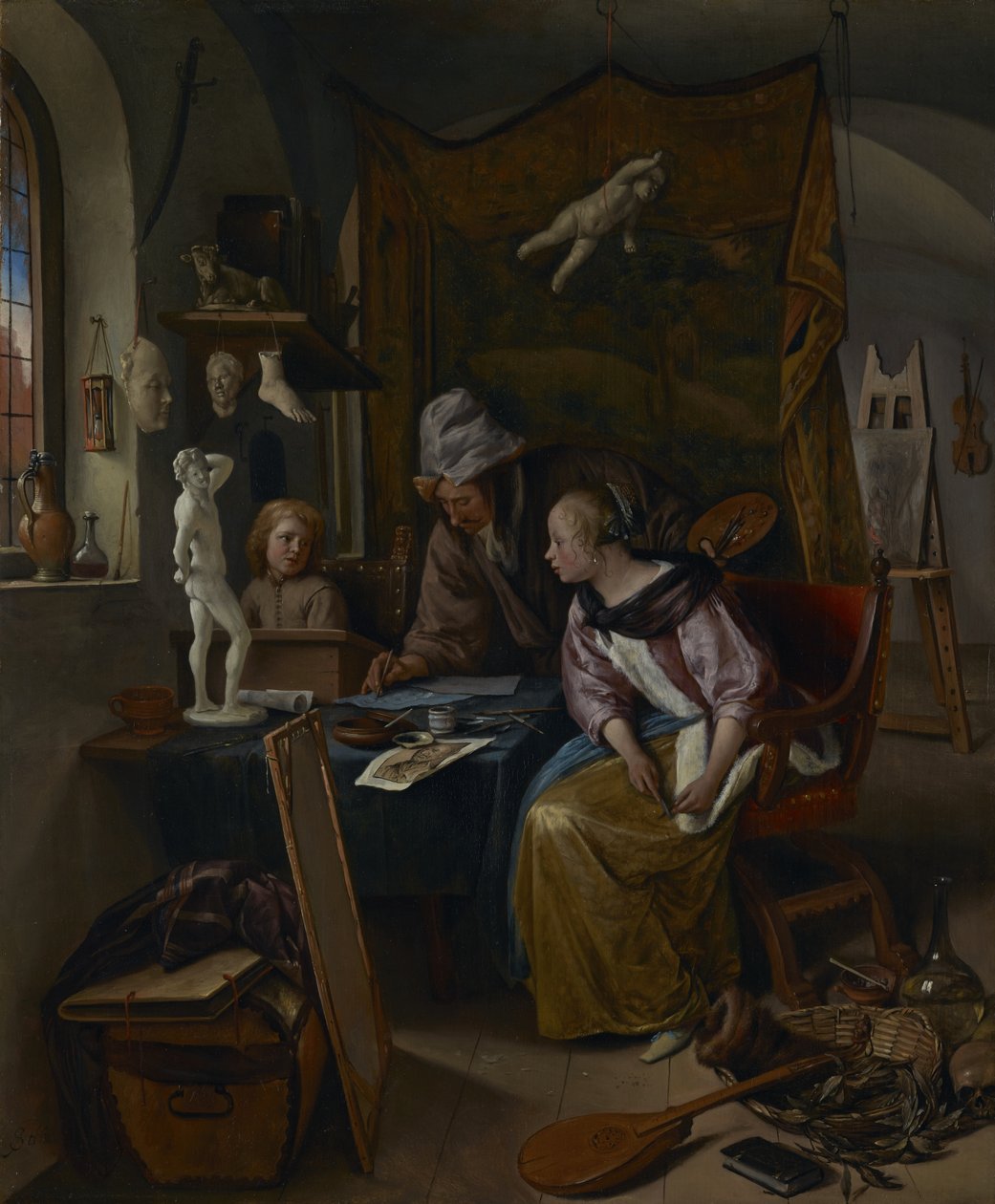 A rajzlecke alkotó: Jan Steen