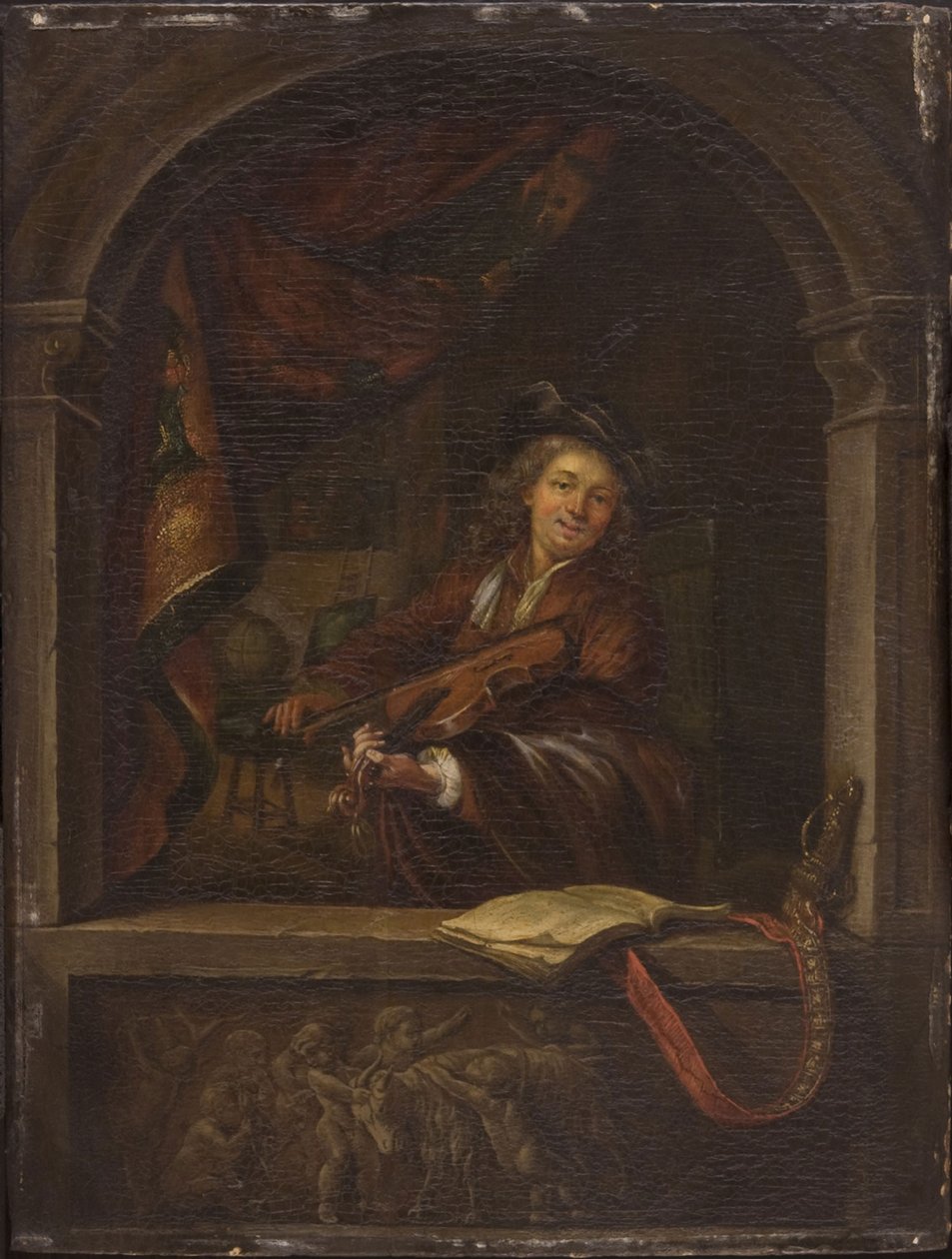 Hegedűs alkotó: Jan Steen